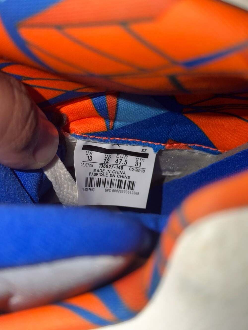 Jordan 5 Retro International Flight 136027-148‼️SHIP NEXT DAY‼️ SZ 13M (NO BOX) - Picture 9 of 9
